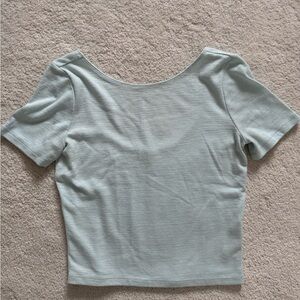 Aritzia Wilfred Free Crop Top